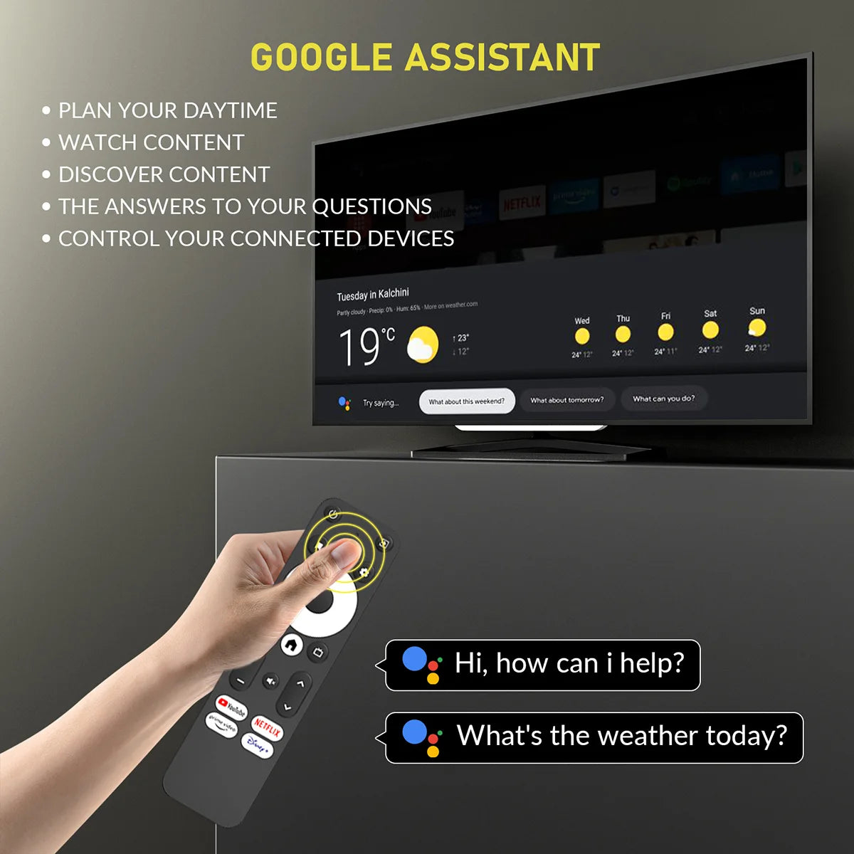 G1 TV Box support Google ASSISTANT