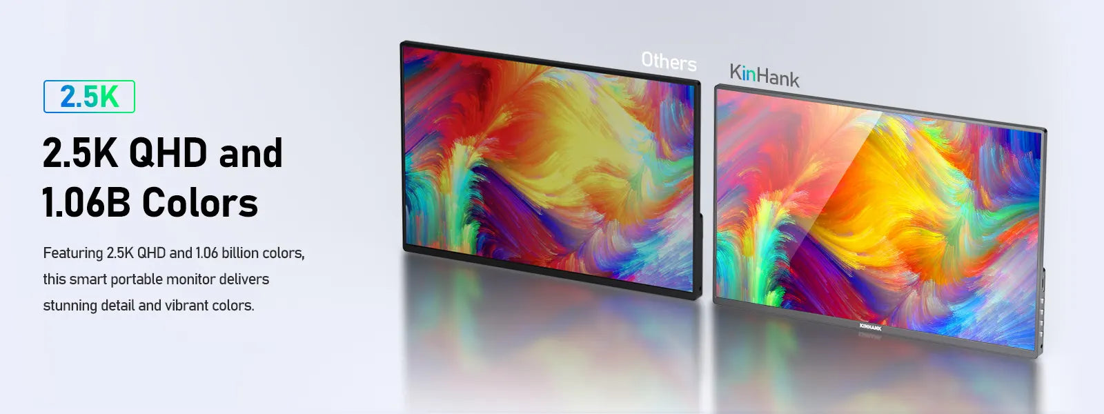 Kinhank smart monitor support 2.5K