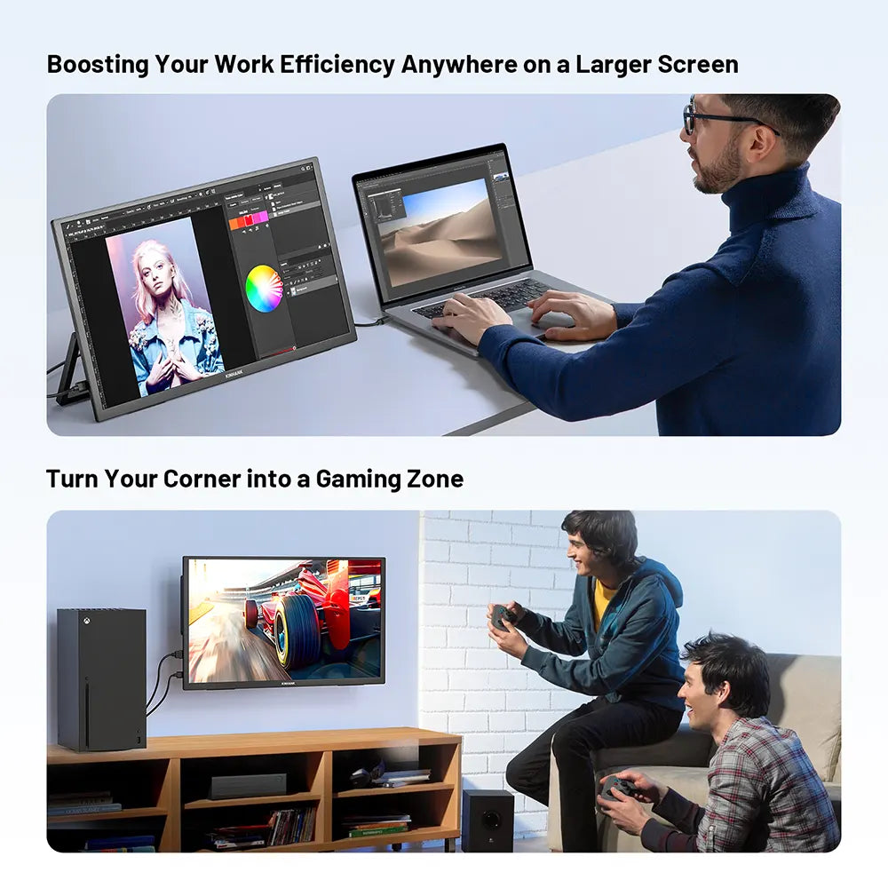 K18G protable monitor for office, gaming