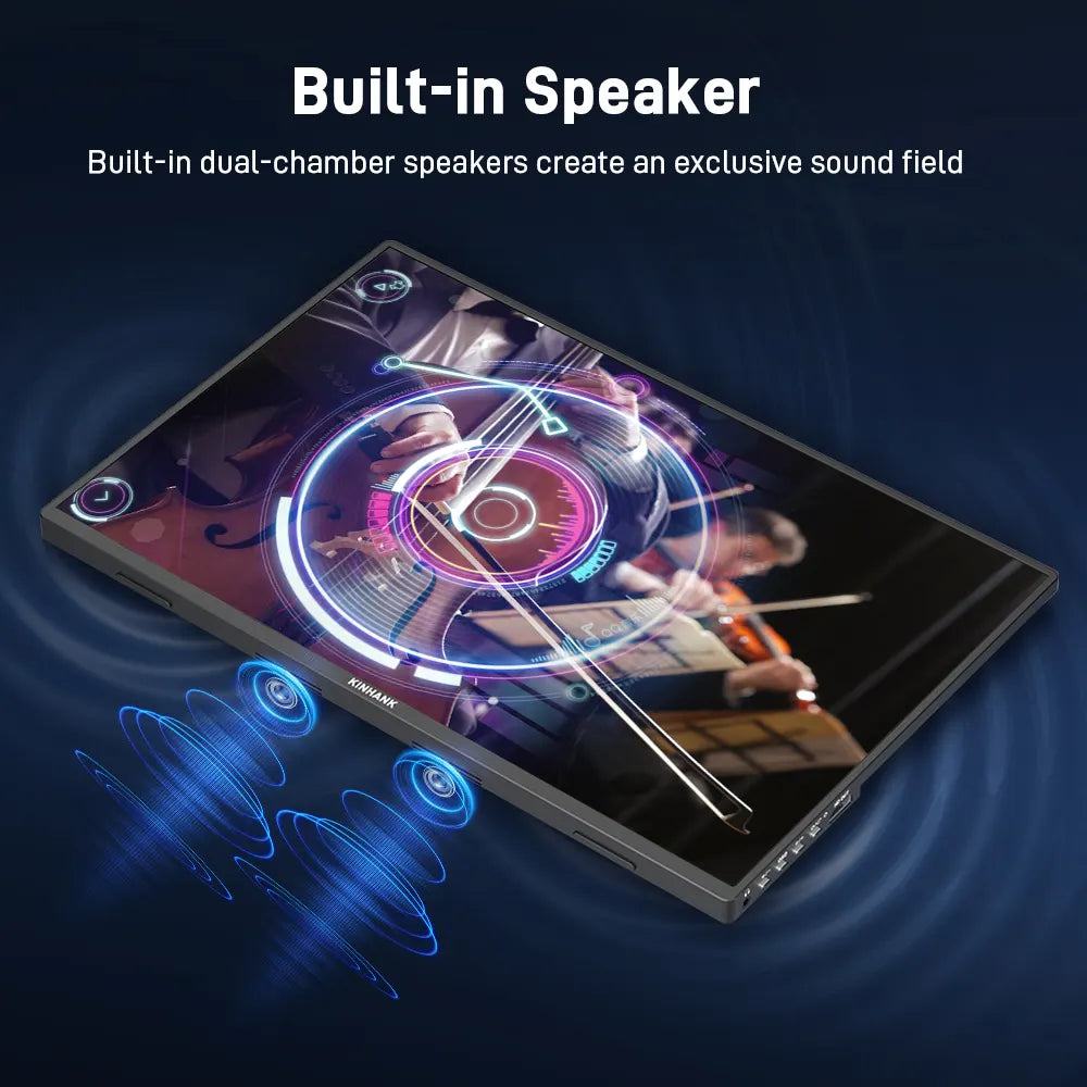 K16G-PRO Built-in dual speaker