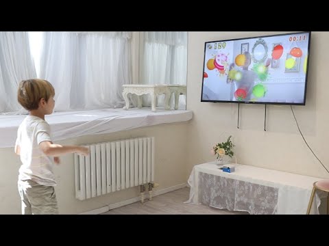 KINHANK MotionX Console de jeu pour enfants et familles, mise à jour mensuelle, sans contrôleurs Plug & Play système de jeu intérieur contrôlé par le mouvement 44 KINHANK MotionX Console de jeu pour enfants et familles, mise à jour mensuelle, sans contrôleurs Plug & Play système de jeu intérieur contrôlé par le mouvement 44