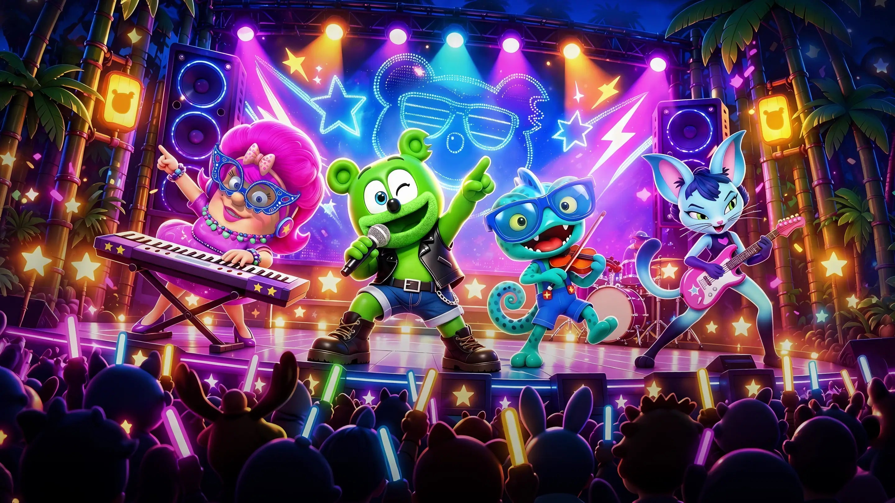 Spelvoorbeeld van Gummy Bear Music Party